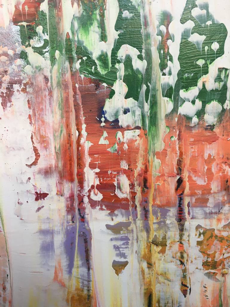 Original Abstract Expressionism Abstract Painting by La Nord