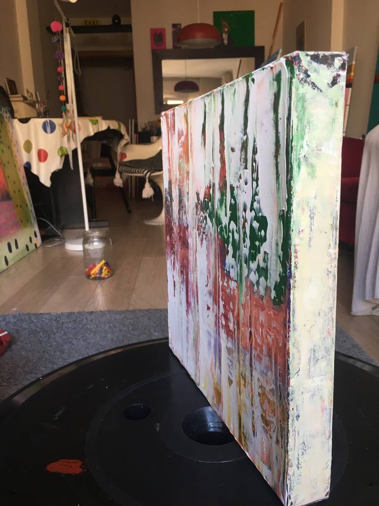 Original Abstract Expressionism Abstract Painting by La Nord