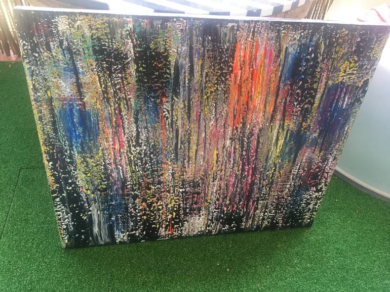 Original Abstract Expressionism Abstract Painting by La Nord