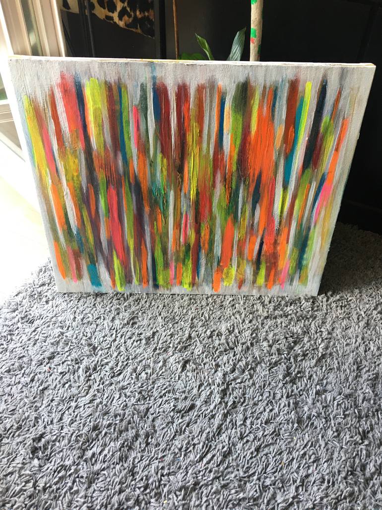 Original Abstract Expressionism Abstract Painting by La Nord