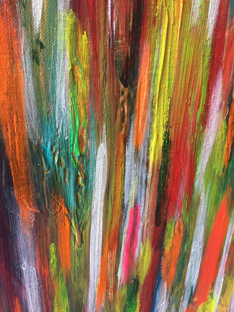 Original Abstract Expressionism Abstract Painting by La Nord