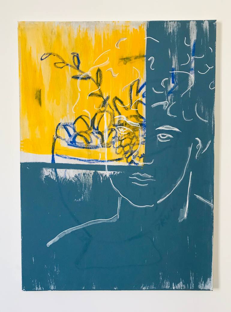 Original Figurative Men Painting by Emanuele Druid Napolitano