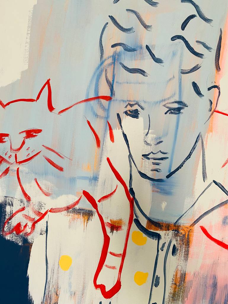 Original Impressionism Men Painting by Emanuele Druid Napolitano