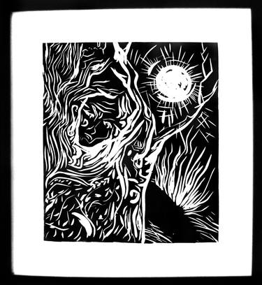 Original Abstract Mortality Printmaking by Ana Javaha