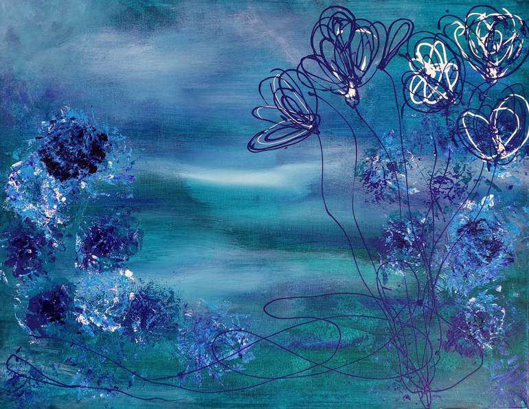 Original Abstract Nature Painting by Gloria Moore