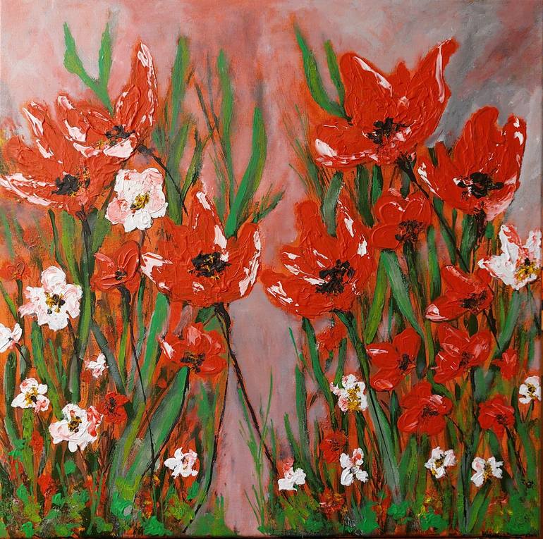 Original Floral Painting by Gloria Moore