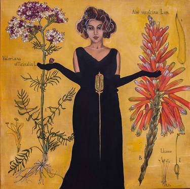 Print of Art Deco Botanic Paintings by Adele Reut