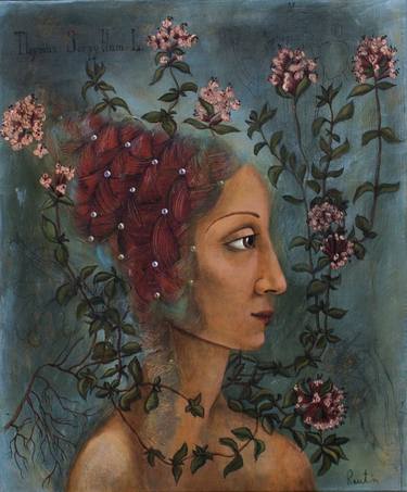 Original Botanic Painting by Adele Reut