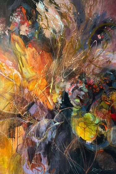 Original Abstract Paintings by Anna Rolskaia