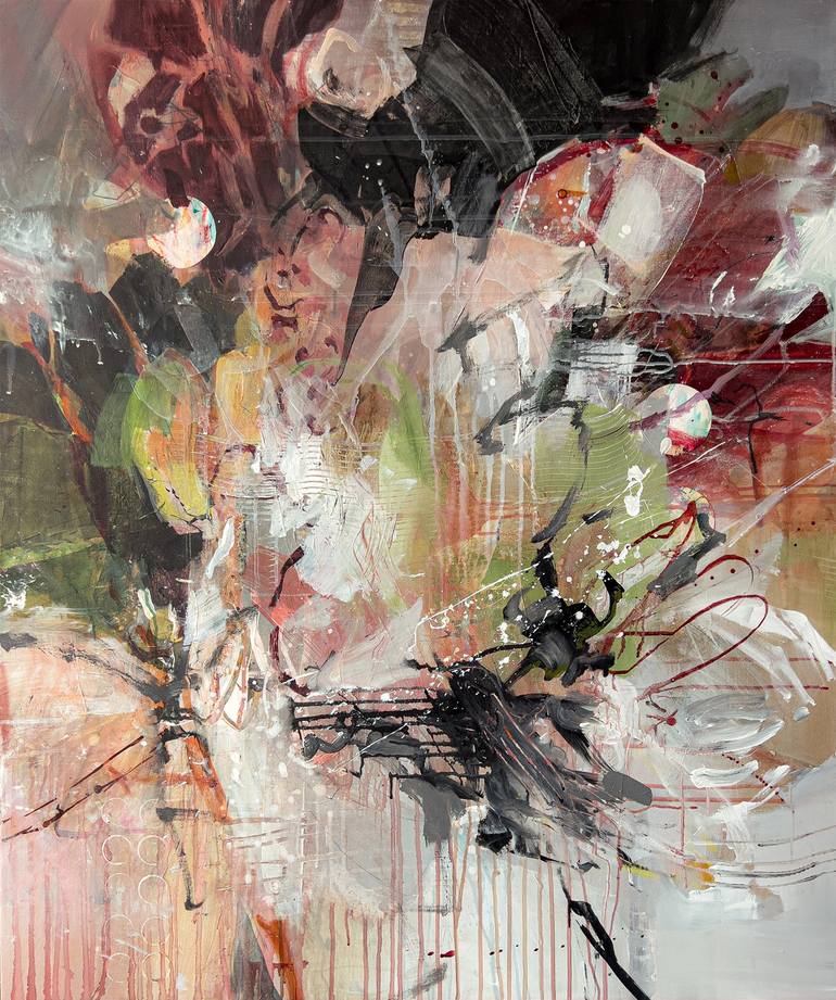 Original Impressionism Abstract Paintings by Anna Rolskaia