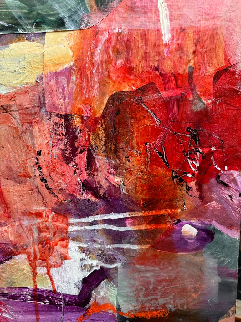 Original Abstract Expressionism Abstract Painting by Anna Rolskaia