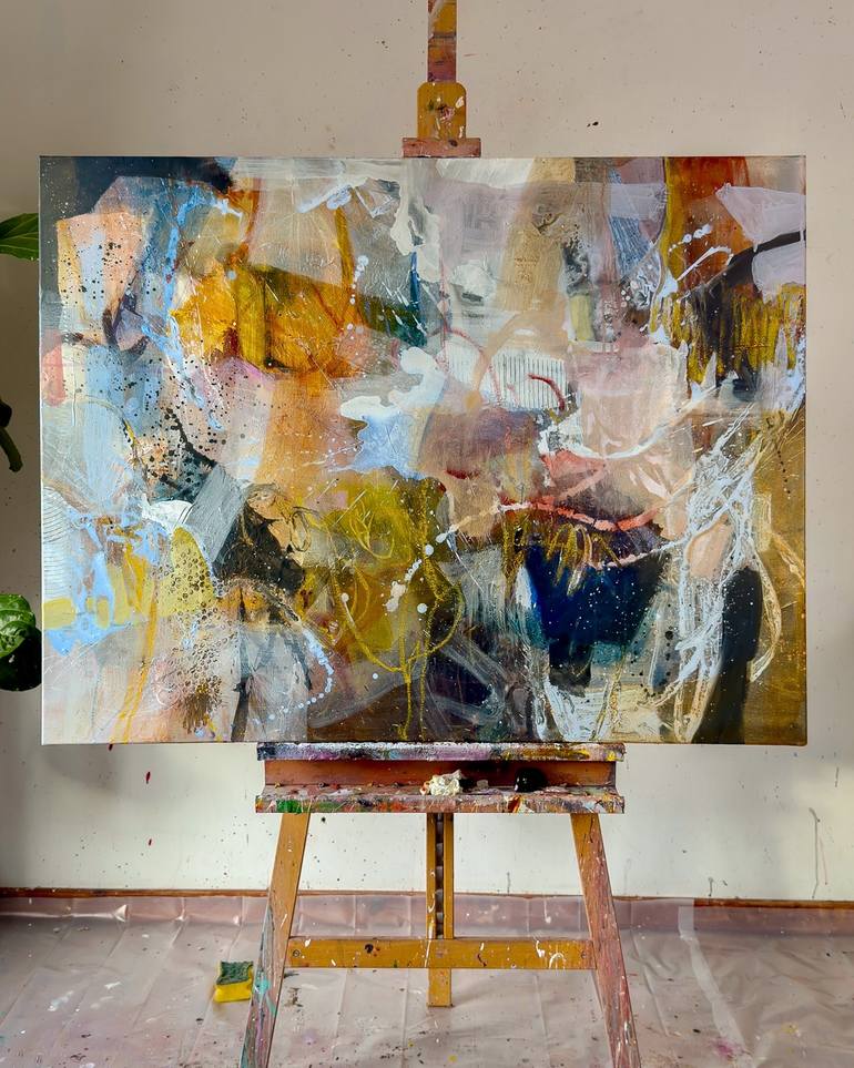 Original Abstract Painting by Anna Rolskaia