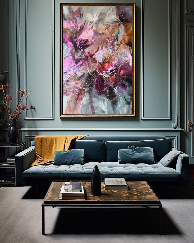 Original Abstract Painting by Anna Rolskaya