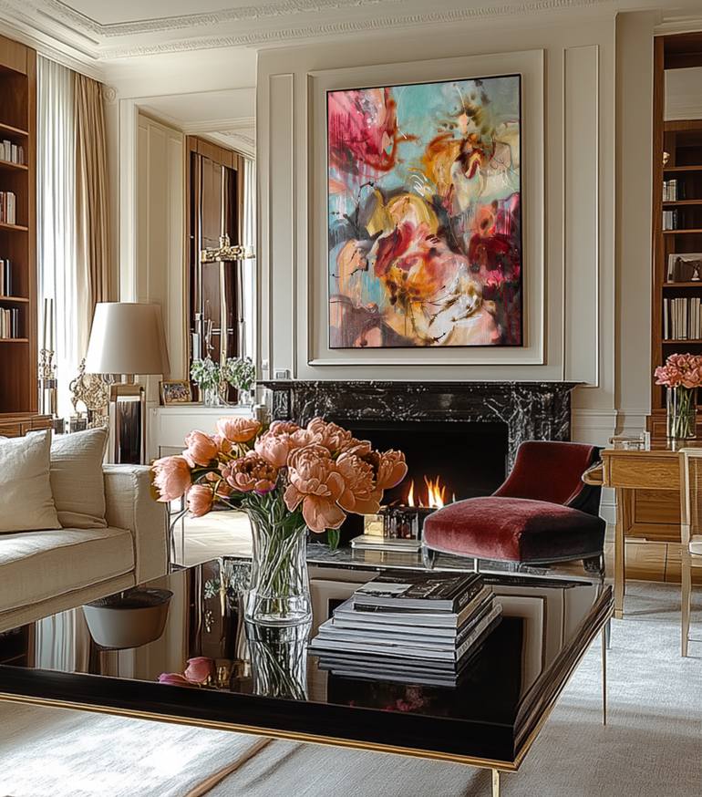 Original Abstract Painting by Anna Rolskaia