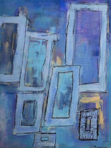 Original Abstract Expressionism Abstract Paintings by Karen Wharton