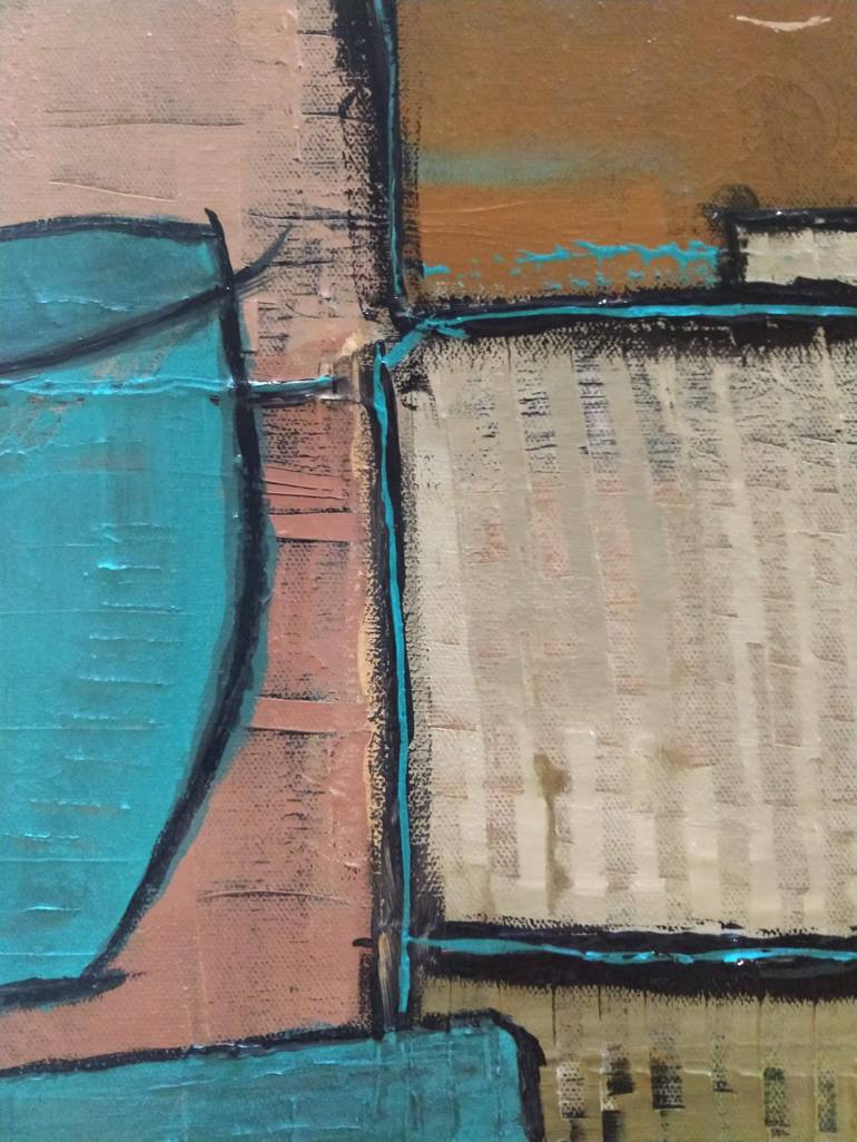 Original Modern Abstract Painting by Karen Wharton