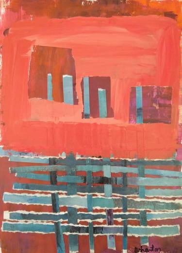 Original Abstract Expressionism Abstract Paintings by Karen Wharton