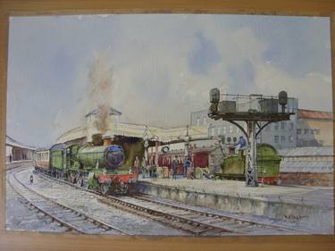 Steam Train, Temple Meads, Bristol thumb