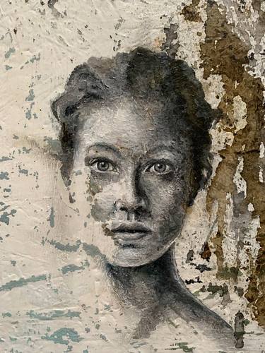 Original Figurative Portrait Paintings by enrica toffoli