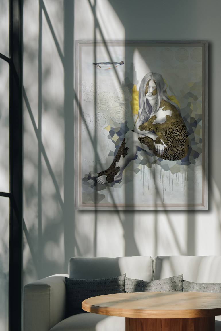 Original Contemporary Fantasy Painting by Sasha Laika