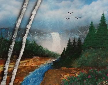 Original Expressionism Landscape Paintings by Edward Tipton