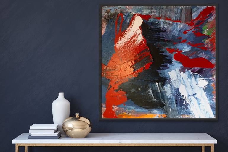 Original Abstract Expressionism Abstract Painting by Andrew Palermo