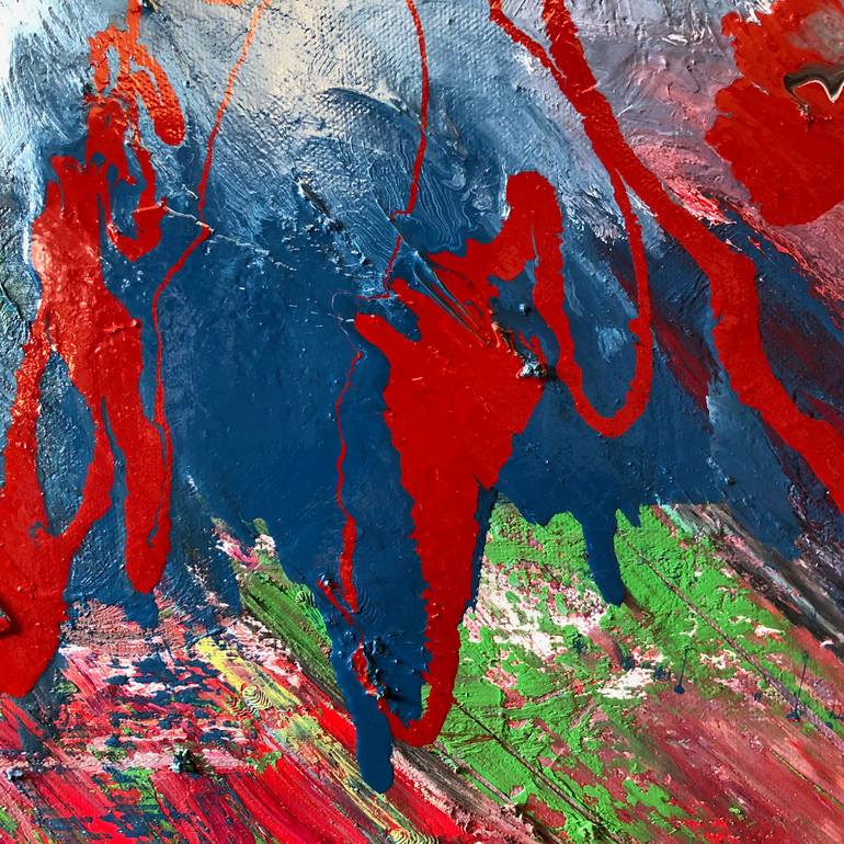 Original Abstract Expressionism Abstract Painting by Andrew Palermo