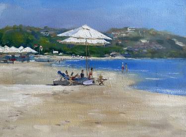 Print of Beach Paintings by Alexandra Zaika