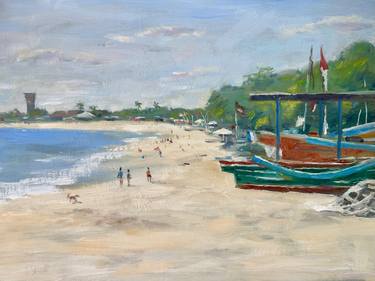 Original Impressionism Beach Paintings by Alexandra Zaika