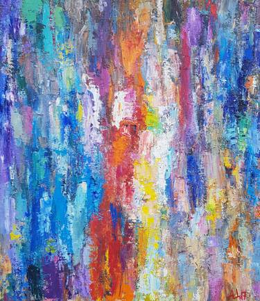 Print of Abstract Expressionism Fantasy Paintings by Alexandra Zaika