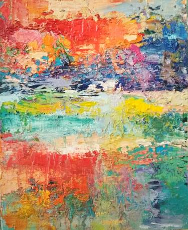 Print of Impressionism Abstract Paintings by Alexandra Zaika