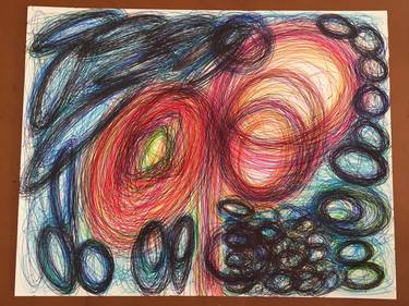 Print of Abstract Expressionism Abstract Drawings by Kimberly Garland
