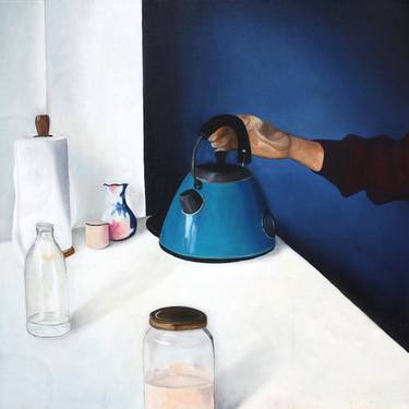 Original Figurative Still Life Paintings by fernanda kusel