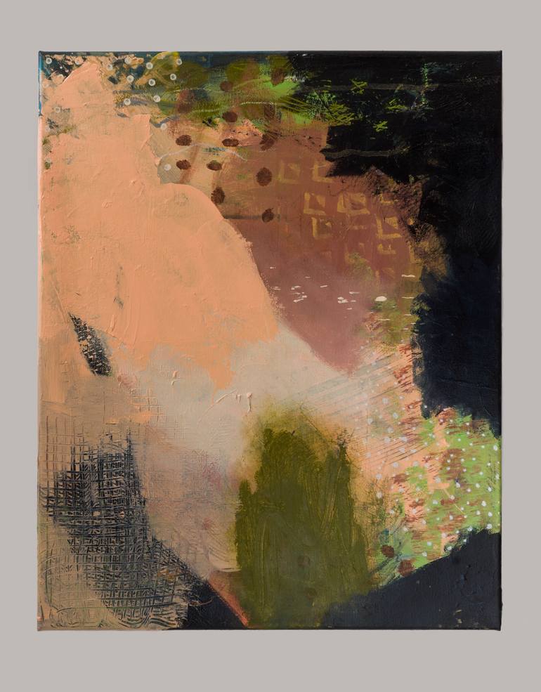 Original Abstract Expressionism Abstract Painting by Victoria Roberts