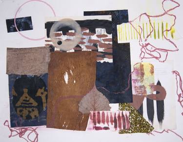Original Abstract Culture Collage by Victoria Roberts