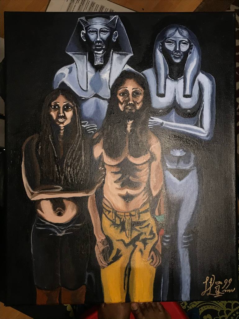 Original Conceptual Pop Culture/Celebrity Painting by Victoria Roberts