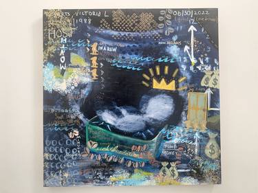 Original Abstract Collage by Victoria Roberts