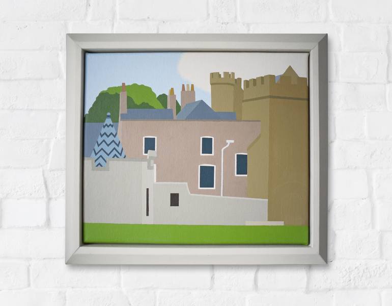 Original Abstract Architecture Painting by Kieran Naish