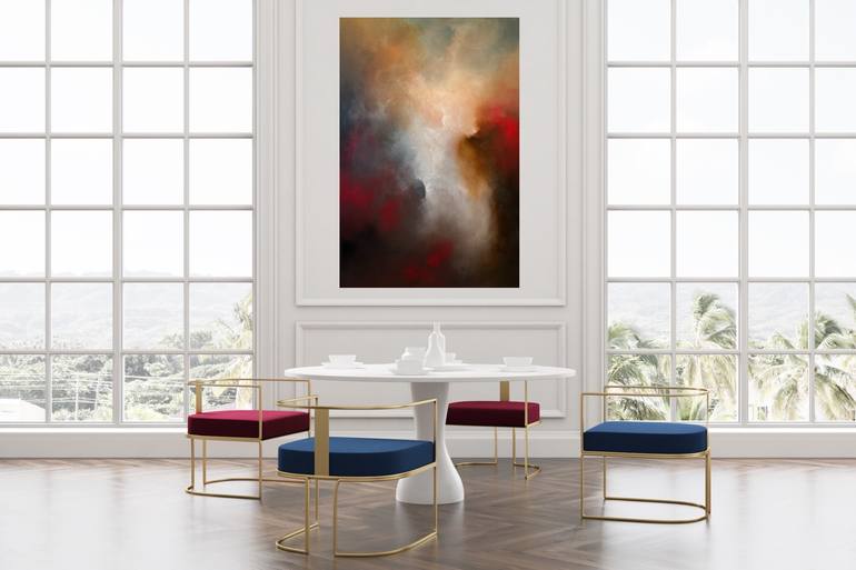 Original Abstract Expressionism Abstract Painting by Nina Enger