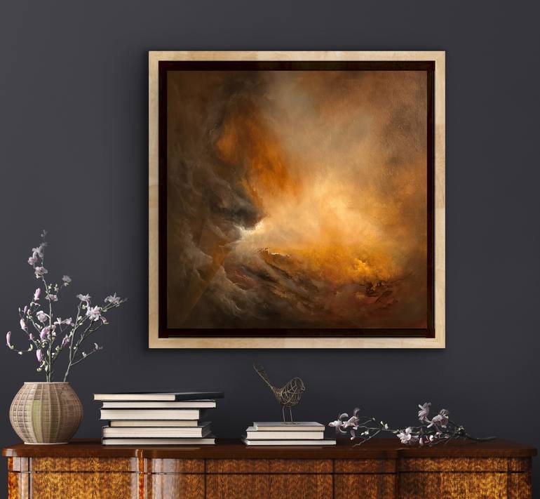 Original Abstract Expressionism Abstract Painting by Nina Enger