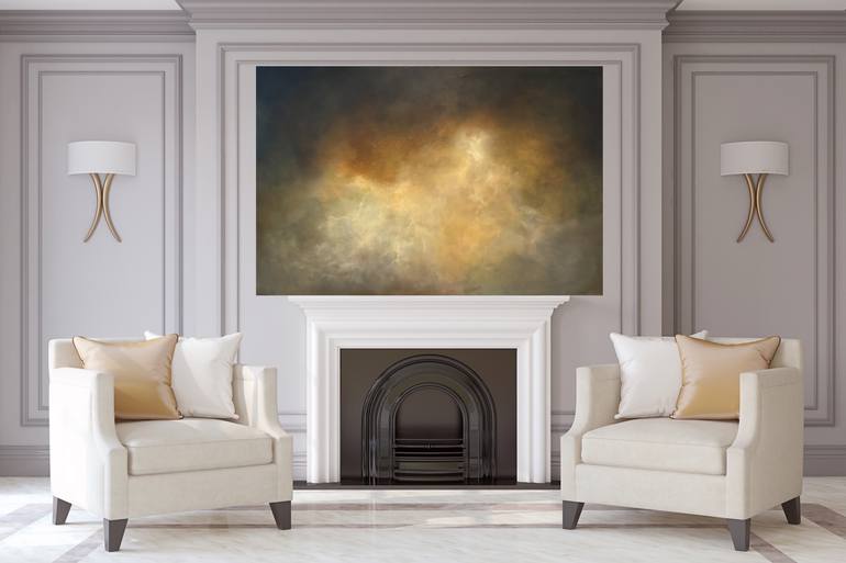 Original Abstract Expressionism Abstract Painting by Nina Enger