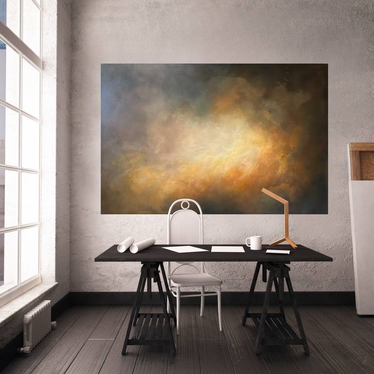 Original Abstract Expressionism Abstract Painting by Nina Enger