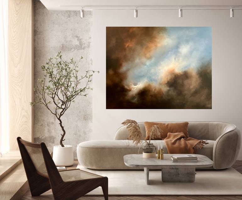 Original Abstract Expressionism Abstract Painting by Nina Enger