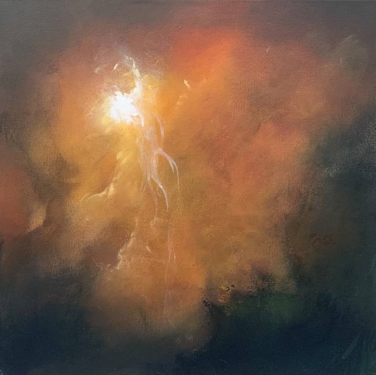 Coronal Mass Ejection Painting by Nina Enger Saatchi Art