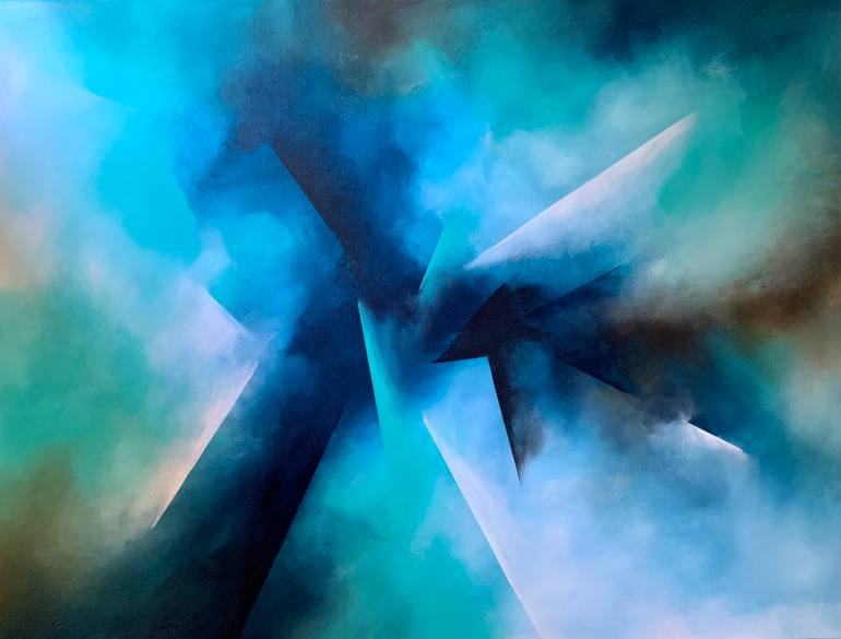 Original Abstract Expressionism Abstract Painting by Nina Enger