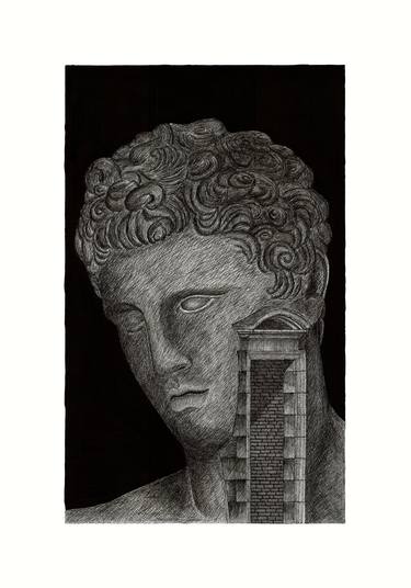 Original Symbolism Classical Mythology Drawings by Angelo Gueli