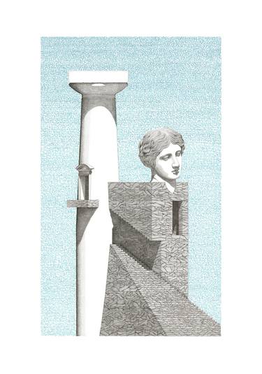 Original Classicism Classical Mythology Drawings by Angelo Gueli
