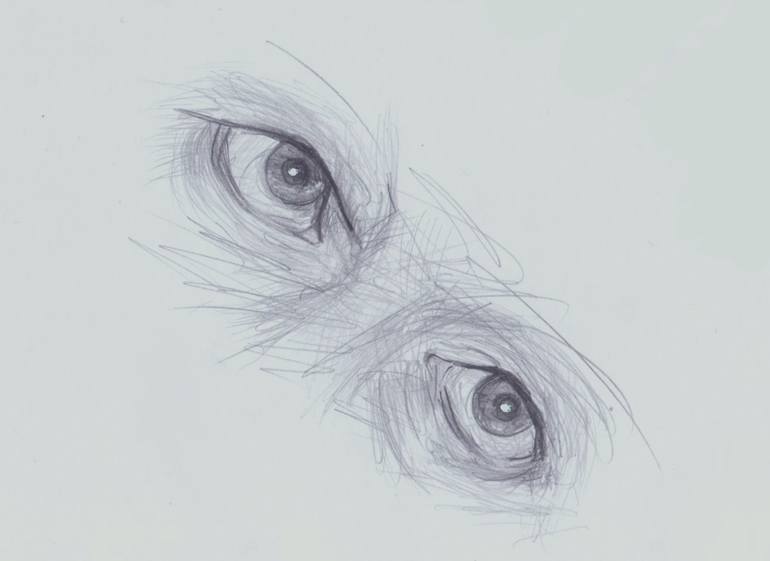 Original Realism People Drawing by Svitlana Sapozhnykova