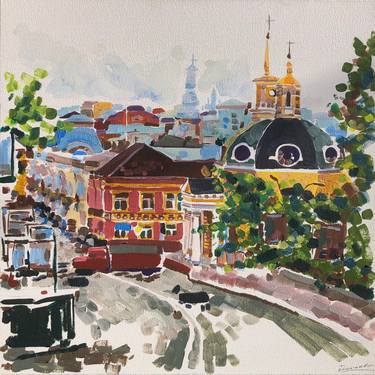 Print of Fine Art Cities Paintings by Iryna Usenko