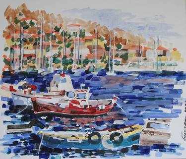 Print of Ship Paintings by Iryna Usenko